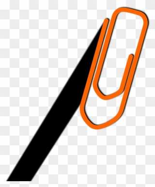 Paper Clip Office Pin Logo - Paper Clip - Png Download