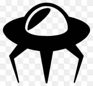 Alien Spaceship Comments - Icon Clipart