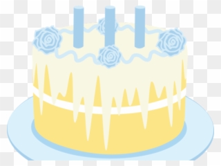 Frosting Clipart Vanilla Cake - Birthday Cake - Png Download