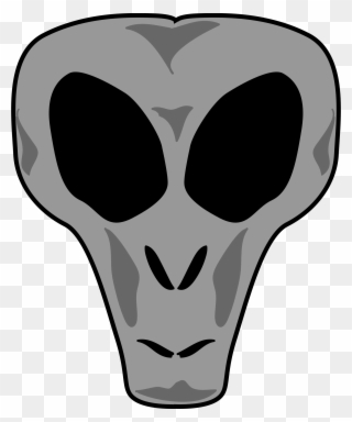 Extraterrestrial Life Grey Alien Head Unidentified - Alien Head Clipart