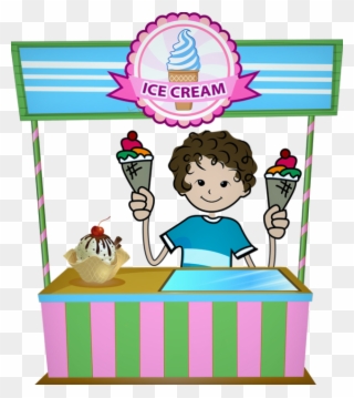 Freeuse Stock Clipart Ice Cream Shop - Ice Cream Shoppe Clipart - Png Download