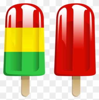 Red Ice Cream Clipart - Ice Pop Clipart - Png Download
