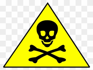 Toxic - Skull And Crossbones Clipart