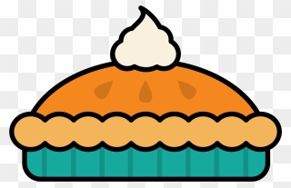 Big Image - Thanksgiving Pie Clip Art - Png Download