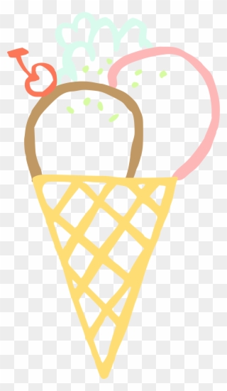 Ice Cream Cones Food Dessert - Run So I Can Eat Clipart