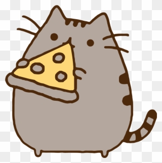 14 Cliparts For Free Download Eating Clipart Pizza - Pusheen Cat - Png Download