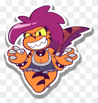 Are Dodger From "temple Hunters" And Roxie From "dinosaur Clipart