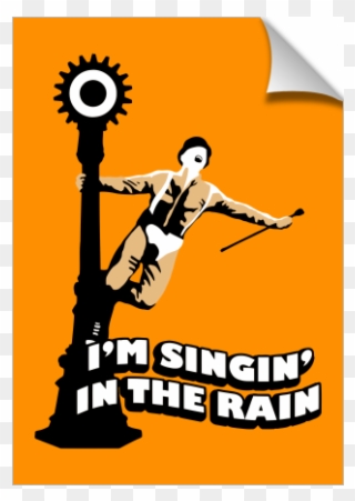 A Clockwork Orange Singing In The Rain Clipart