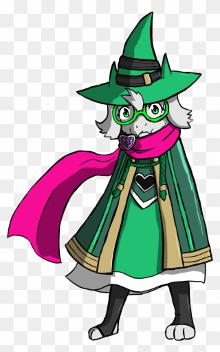 Ralsei The Lonely Prince With A Wizardly Redesigned Clipart