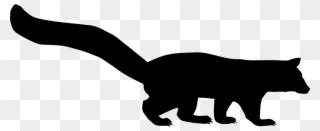 Mammal Animal Shape Of Mongoose Comments Clipart