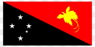 Papua New Guinea Courtesy Flag Clipart