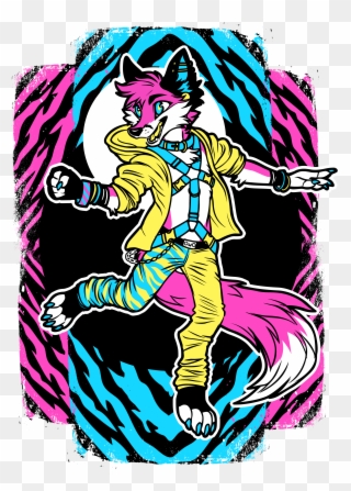 Rave Fox Clipart