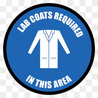 Lab Coats Required In This Area Floor Sign Personal Clipart