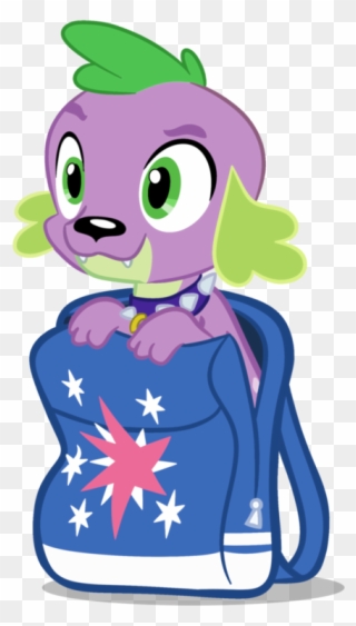 Mlp Spike As Dog In Twilight Clipart