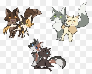 Brambleclaw And Tawnypelt Clipart