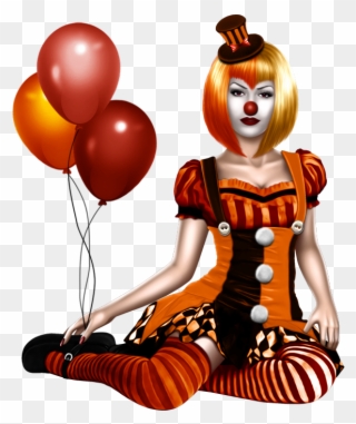 Clown Girl By Julia Fox Clipart
