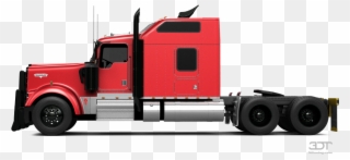 Kenworth W900 Sleeper Cab Truck 2014 Tuning Clipart