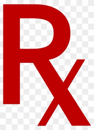Red Rx Pharmacy Merchandise Clipart