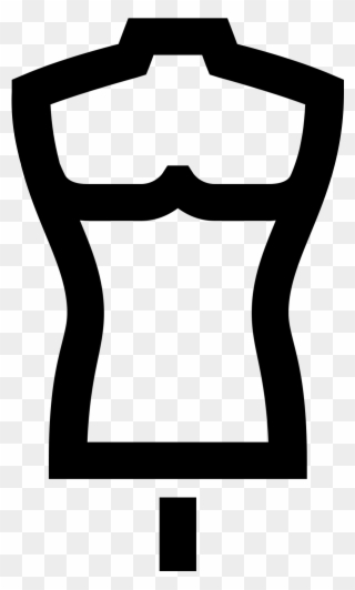 This Is A Picture Of Mannequin's Torso That Is Headless Clipart