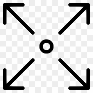 Scale Arrow Fullscreen Expand Zoom Comments Clipart