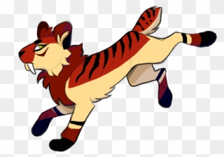 Design Notes Reference • He Is A Saber Toothed Tiger Clipart