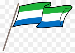 Sierra Leone Flag Graphics Clipart