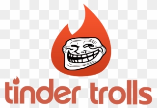 Cropped Tinder Trolls Logo Clipart