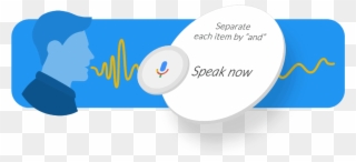 Our Speech Recognition Feature Lets You Dictate Whole Clipart