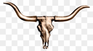 Wall Charmers Faux Carved Metallic Bronze Texas Longhorn Clipart