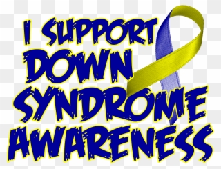 I Support Down Syndrome Awareness Clipart