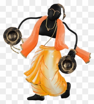 Musician Showpiece Playing Cymbal Clipart