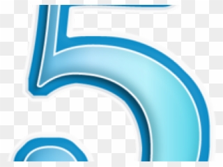 Numbers Clipart Five - Png Download