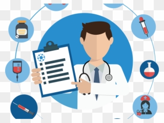 Office Management Clipart Hospital Administrator - Png Download