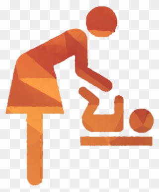 Baby Changing Clipart Diaper Stock Photography Infant - Png Download