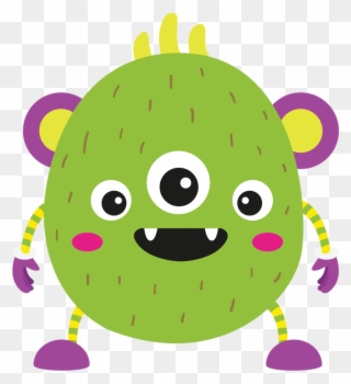 The Cute Little Monsters Make Me Giggle Clipart