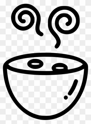 Soup Bowl Hot Meal Comments Clipart