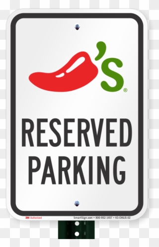 Reserved Parking Sign, Chilis Grill And Bar Clipart