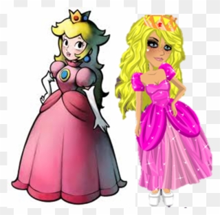Check Out Me As Princess Peach, Not Much Difference Clipart