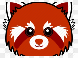 Red Panda Clipart Head - Red Panda - Png Download