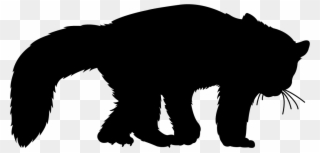 Red Panda Silhouette Png - Silhouette Of A Red Panda Clipart