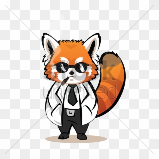 Cartoon Red Panda Clipart
