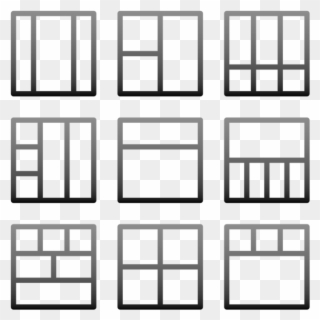 Train Windows Clipart Window Clip Art - Black And White Test - Png Download