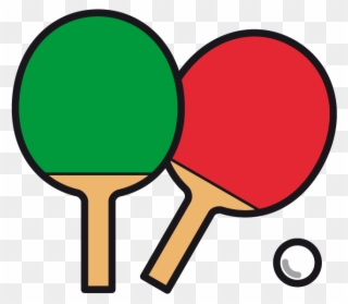 Tischtennis - Table Tennis Racket Clipart