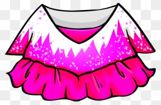Pink Figure Skating Dress - Club Penguin Raincoat Png Clipart