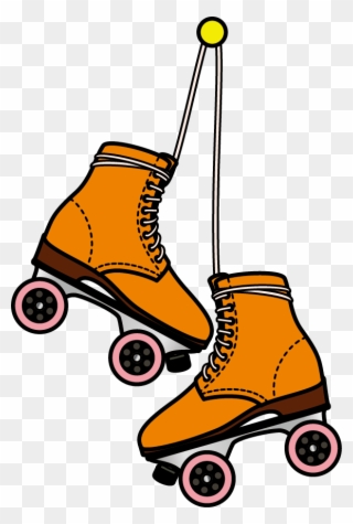 Clipart Shoes Ice Skate - Desenho De Patins Quad - Png Download