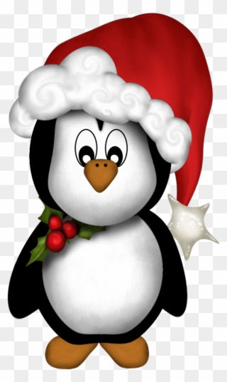 Christmas Penguin - Christmas Penguin Clip Art - Png Download