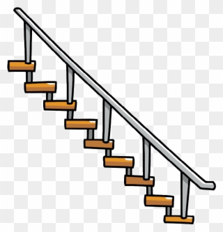 Staircase Vector Transparent - Stairs Transparent Png Clipart