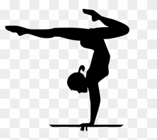 Gymnastics Handstand Clip Art - Png Download