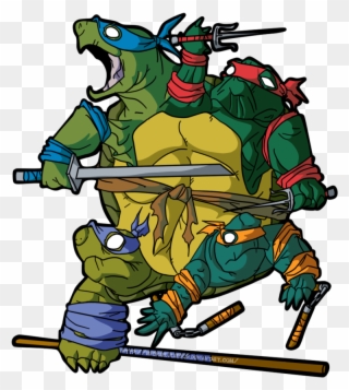 Ninja Turtles Clipart Yellow - Teenage Mutant Ninja Snapping Turtle - Png Download