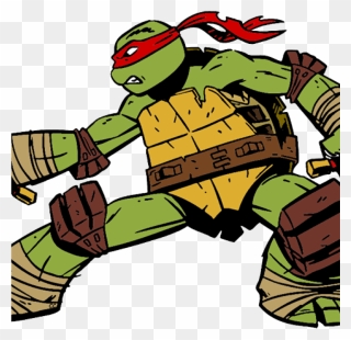 Tmnt Clipart Teenage Mutant Ninja Turtles Clip Art - Ninja Turtles Raphael Cartoon - Png Download